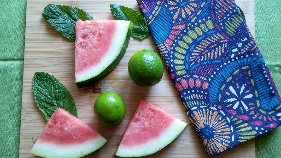 Watermelon, Lime, and Mint