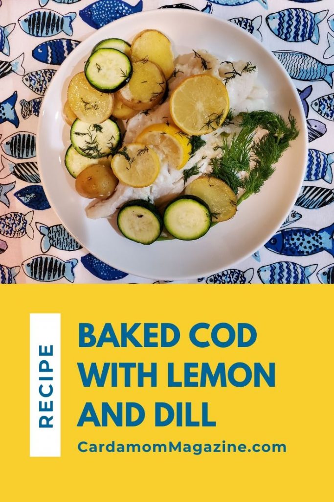 Baked Cod with Lemon and Dill Pin