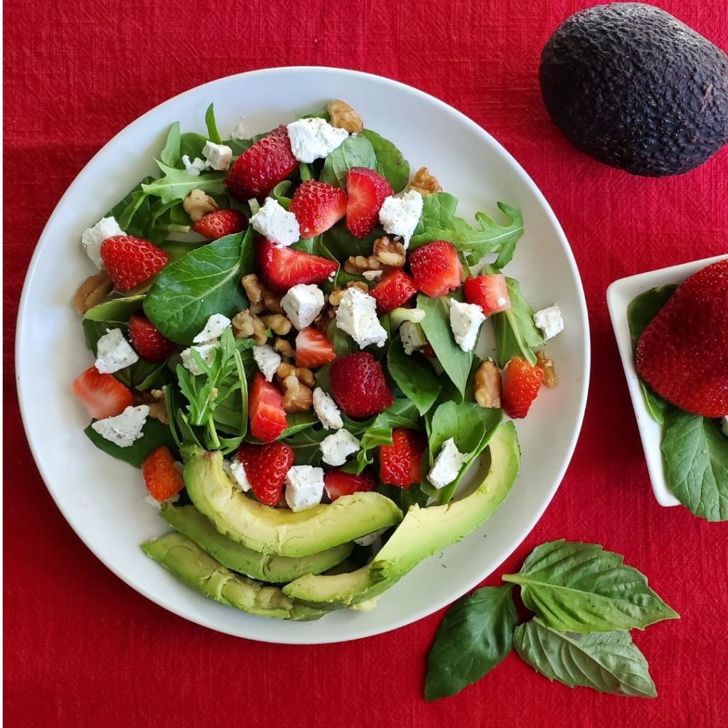 Strawberry Goat Cheese Salad | Cardamom Magazine