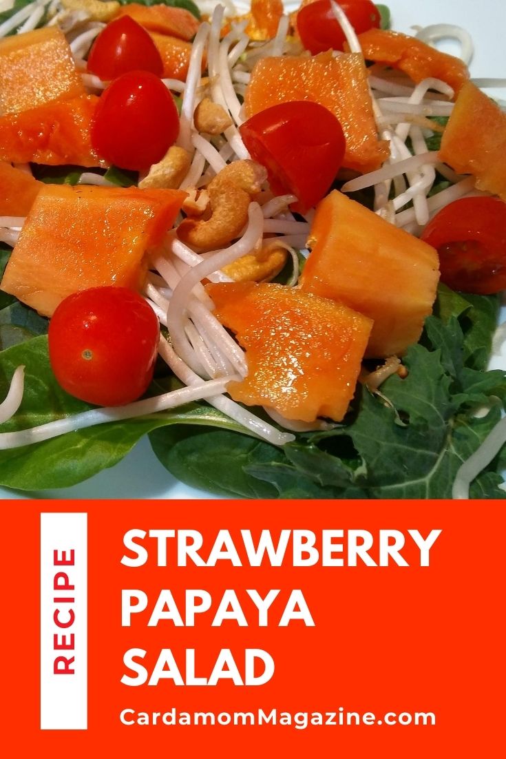 Strawberry Papaya Salad