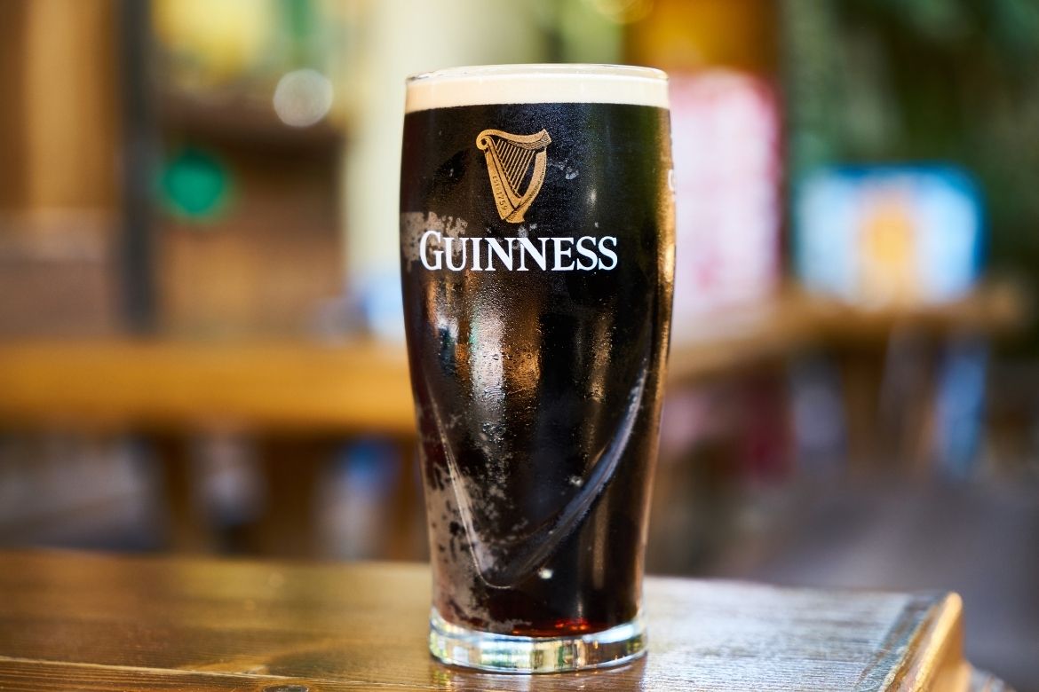 Irish Guinness beer