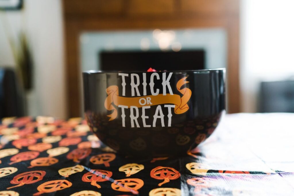 Halloween tea mug